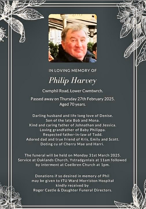 Obituary Phil Harvey